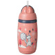 Термочашка Tommee Tippee SUPERSTAR с трубочкой 266 мл 12 мес розовая (TT0398)