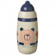 Термочашка Tommee Tippee SUPERSTAR с трубочкой 266 мл 12 мес серая (TT0395) | Купити у Києві в KIOSK для МАМ