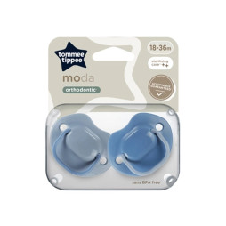 Пустышка Tommee Tippee MODA Orthodontic 18-36 мес 2 шт (TT0502)