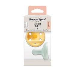 Пустышка Tommee Tippee Breast-like 0-6 мес 2 шт (TT0519)