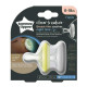 Пустышка Tommee Tippee Breast-like Night time 6-18 мес 2 шт (TT0326) | Купити у Києві в KIOSK для МАМ