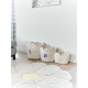 Корзина для іграшок Childhome Flower 35x35x35 см білий, арт. CCBAFL35, для дитячої кімнати