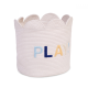 Корзина для іграшок Childhome Flower 35x35x35 см білий, арт. CCBAFL35, для дитячої кімнати