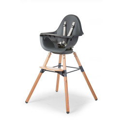 Стілець для годування Childhome Evolu ONE.80° з бампером natural/anthracite, арт. CHEVO180NA