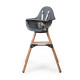 Стілець для годування Childhome Evolu ONE.80° з бампером natural/anthracite, арт. CHEVO180NA