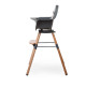 Стілець для годування Childhome Evolu ONE.80° з бампером natural/anthracite, арт. CHEVO180NA