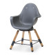 Стілець для годування Childhome Evolu ONE.80° з бампером natural/anthracite, арт. CHEVO180NA