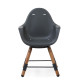 Стілець для годування Childhome Evolu ONE.80° з бампером natural/anthracite, арт. CHEVO180NA