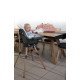 Стілець для годування Childhome Evolu ONE.80° з бампером natural/anthracite, арт. CHEVO180NA