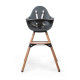 Стілець для годування Childhome Evolu ONE.80° з бампером natural/anthracite, арт. CHEVO180NA