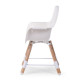 Стілець для годування Childhome Evolu 2 з бампером natural/white, арт. CHEVOCHNW