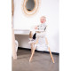Стілець для годування Childhome Evolu 2 з бампером natural/white, арт. CHEVOCHNW
