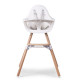 Стілець для годування Childhome Evolu 2 з бампером natural/white, арт. CHEVOCHNW