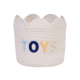 Корзина для іграшок Childhome Flower 30x30x30 см білий, арт. CCBAFL30, купить в KIOSK для МАМ, Киев