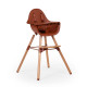 Стілець для годування Childhome Evolu 2 з бампером natural/rust, арт. CHEVOCHRU