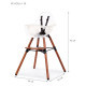 Стілець для годування Childhome Evolu 2 з бампером nut/frosted, арт. CHEVOCHFR