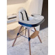 Стілець для годування Childhome Evolu 2 з бампером nut/frosted, арт. CHEVOCHFR