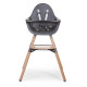 Стілець для годування Childhome Evolu 2 з бампером natural/anthracite, арт. CHEVOCHNA