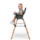 Стілець для годування Childhome Evolu 2 з бампером natural/anthracite, арт. CHEVOCHNA