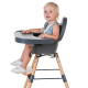Стілець для годування Childhome Evolu 2 з бампером natural/anthracite, арт. CHEVOCHNA
