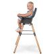 Стілець для годування Childhome Evolu 2 з бампером natural/anthracite, арт. CHEVOCHNA