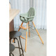 Стілець для годування Childhome Evolu 2 з бампером natural/mint, арт. CHEVOCHMI