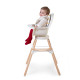 Стульчик для кормления Childhome Evolu ONE.80° с бампером - natural/white, арт. CHEVO180NW