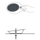 Тарілка Beaba Ellipse Plate 210мл nude, арт. 913391, дитячий посуд