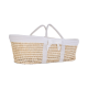 Колиска Childhome із натурального кукурудзяного волокна білий New, арт. MBCCJOW, Moses Basket, для новонароджених