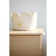 Кошик для іграшок Childhome Flower 30x20x15 см білий, арт. CCBAFL20, у дитячу кімнату