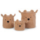 Набір корзин для іграшок Childhome Teddy коричневий, арт. CCBTBSET, купить в KIOSK для МАМ, Киев