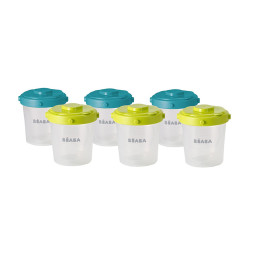 Контейнеры для хранения Beaba Clip Containers 6 шт. (200мл), арт. 912482