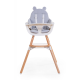 Подушка до стільця для годування Childhome Evolu водонепроникна grey, арт. CHEVOSCWCG