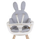 Подушка універсальна до стільця для годування Childhome rabit/grey, арт. CCRASCJG, купить в KIOSK для МАМ, Киев