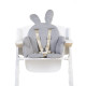 Подушка універсальна до стільця для годування Childhome rabit/grey, арт. CCRASCJG