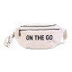 Сумка через плече Childhome Banana bag teddy white, арт. CWBANATW