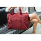Сумка Childhome Mommy Bag Signature Burgundy – стиль і практичність для сучасних мам (арт. CWMBBSUBU)