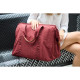 Сумка Childhome Mommy Bag Signature Burgundy – стиль і практичність для сучасних мам (арт. CWMBBSUBU)