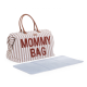 Сумка для мами Childhome Mommy bag stripes nude/terracotta, арт. CWMBBSTNR