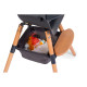 Корзина для речей до стільця для годування Childhome Evolu anthracite, арт. CHEVOBASA