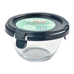 Контейнер Beaba Pyrex для зберігання скляний 200 мл синій, арт. 780500