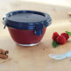 Контейнер Beaba Pyrex для зберігання склянний 200 мл синій , арт. 780500