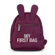 Рюкзак дитячий Childhome My first bag aubergine, арт. CWKIDBAU, купить в KIOSK для МАМ, Киев
