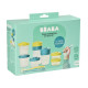 Набор из контейнеров 6×200 ml + 4x120ml + 2x60ml и 2 ложек Beaba, арт. 913441
