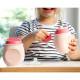 Поильник из силикона Beaba "BabySqueez" 2 in 1" Pink, арт. 912620