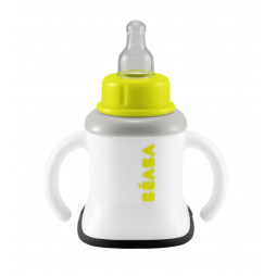 Поильник Beaba Ellipse 3 in 1 Evoluclip Training Cup neon, арт. 913384