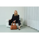 Сумка Childhome Mommy club Signature vegan leather brown, арт. CWMCSLBR, сумка для мами