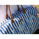 Сумка для мами Childhome Mommy bag stripes electric blue, арт. CWMBBSTBL