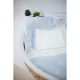 Рушник із капюшоном Childhome 80x80 flower blue, арт. CCBCMBF, для купання немовлят
