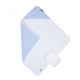 Рушник із капюшоном Childhome 80x80 flower blue, арт. CCBCMBF, для купання немовлят
